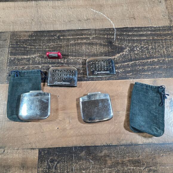 Vintage Sportsman Chrome Pocket Hand Warmers - Japan Made - Picture 1 of 3